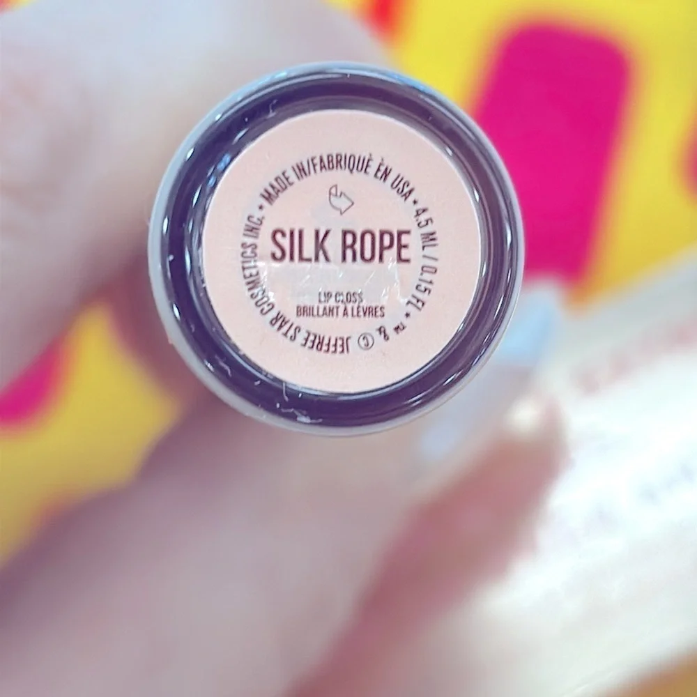 Brand New JEFFREE STAR THE GLOSS SILK ROPE Full Size Lip Gloss Pigmented Neutral